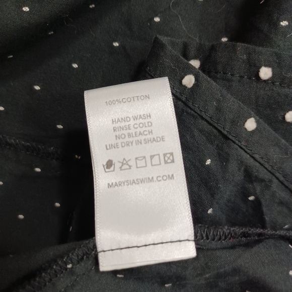 MARYSIA Resort Swim Crossover Swiss Polka Dot Dress - Picture 9 of 9